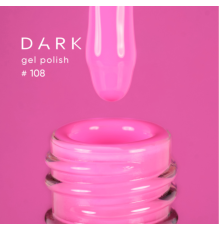 Гель-лак DARK №108, рожевий, 10 мл