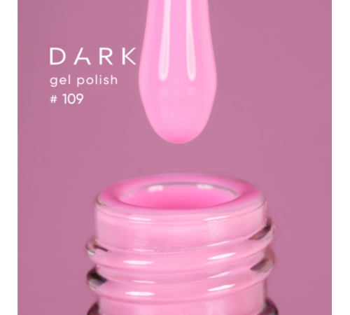Gel polish DARK No. 109, light pink, 10 ml