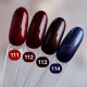DARK gel polish #111, red with sparkles, 6 ml