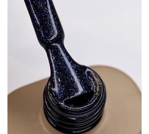 DARK gel polish #114, dark blue with blue-silver shimmer, 10 ml
