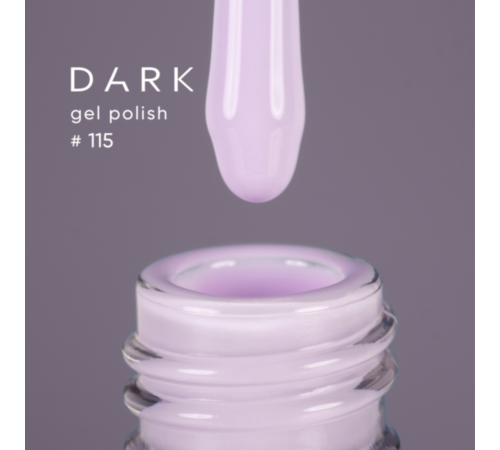 Gel polish DARK No. 115, lavender, 10 ml