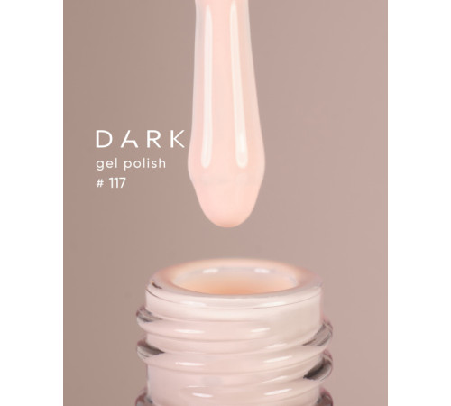 Гель-лак DARK №117, слоновая кость, 6 мл