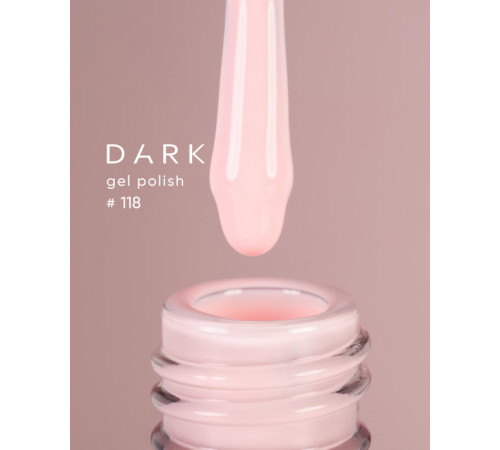 Gel polish DARK No. 118, powder, 6 ml