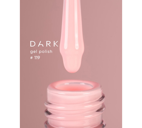 Гель-лак DARK №119, светлый персик, 6 мл