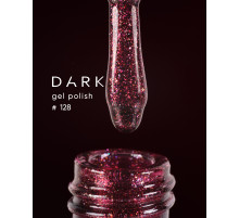 Гель-лак DARK №128, гранатовий, 6 мл
