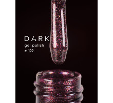 Gel polish DARK No. 129, cherry, 6 ml