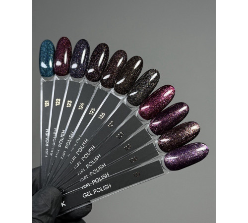 Gel polish DARK No. 129, cherry, 6 ml