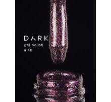 Gel polish DARK No. 131, eggplant, 10 ml