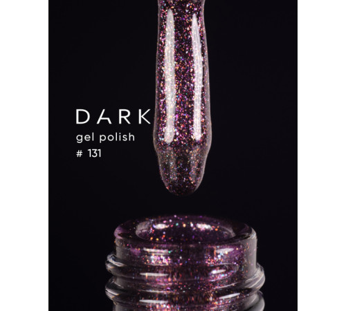 Гель-лак DARK №131, баклажановий, 10 мл
