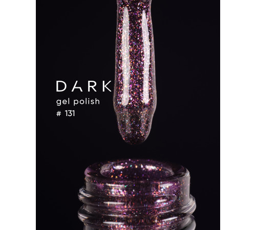 Гель-лак DARK №131, баклажановий, 6 мл