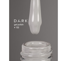 Gel polish DARK No. 132, gray, 10 ml