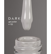 Gel polish DARK No. 132, gray, 10 ml