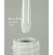 Гель-лак DARK №135, молочно-сірий, 6 мл