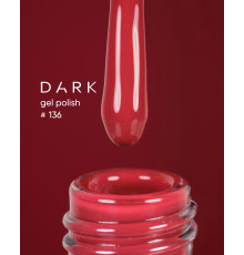 Гель-лак DARK №136, світлий теракотовий , 6 мл