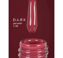 Gel polish DARK No. 138, dark red, 6 ml