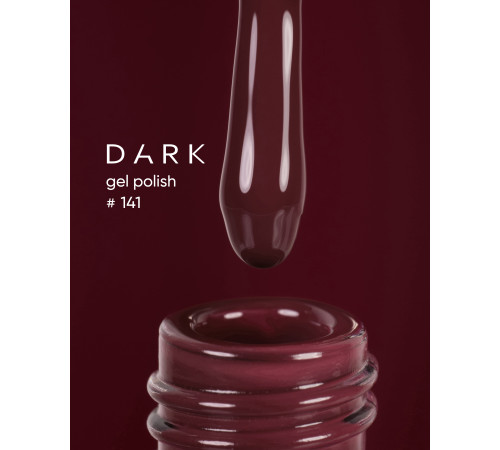 Гель-лак DARK №141, бордо, 6 мл