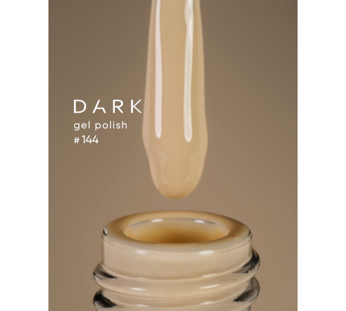 Гель-лак DARK №144, айвори, 6 мл