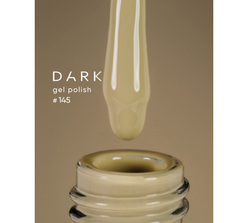 Гель-лак DARK №145, горчичный, 6 мл