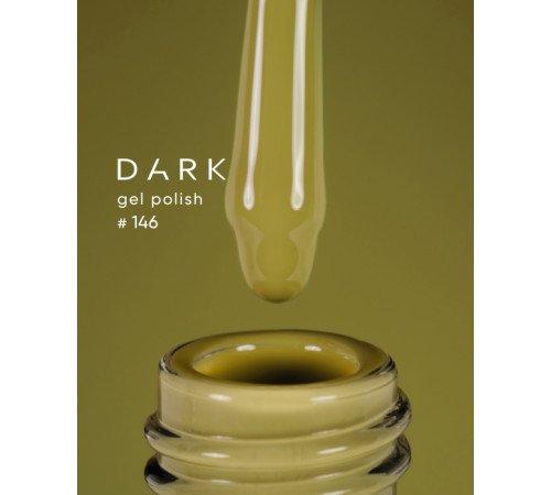 Гель-лак DARK №146, оливковий, 6 мл
