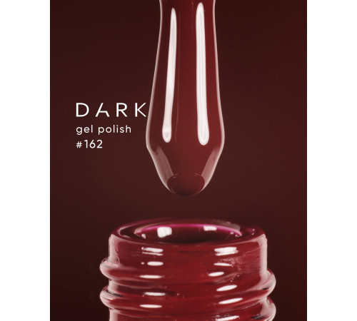 Гель-лак DARK №162, вишневий, 10 мл