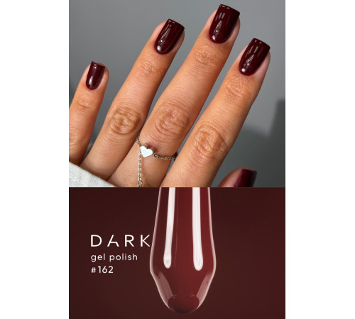 Гель-лак DARK №162, вишневий, 6 мл