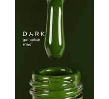Гель-лак DARK №166, оливково-зелений, 6 мл