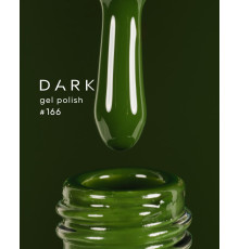 Гель-лак DARK №166, оливково-зелений, 6 мл