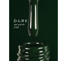 Гель-лак DARK №167, темно-зелений, 10 мл