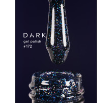 Gel polish DARK No. 172, space blue, 10 ml