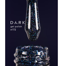 Гель-лак DARK №172, синій космос, 10 мл