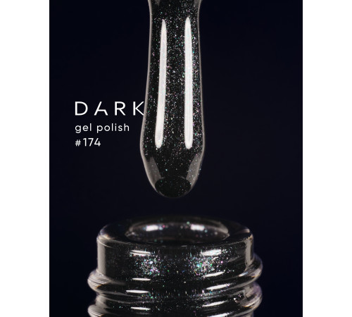 Гель-лак DARK №174, графітовий, 6 мл