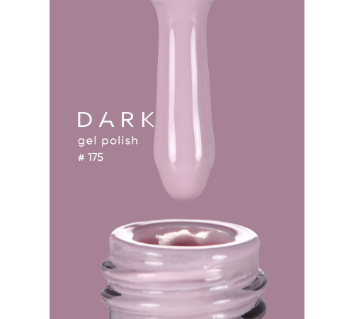 Гель-лак DARK №175, рожевий, 6 мл