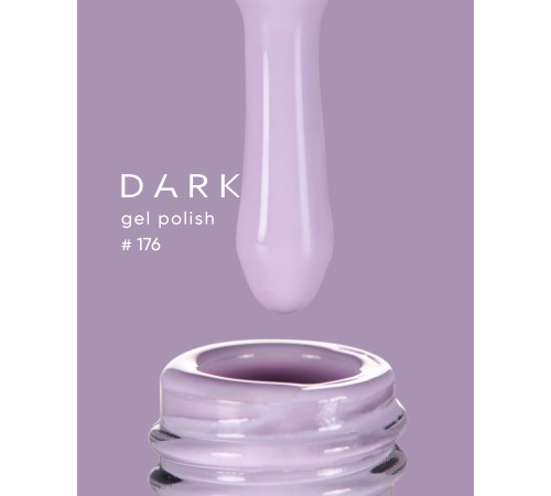 Гель-лак DARK №176, лавандовий, 6 мл