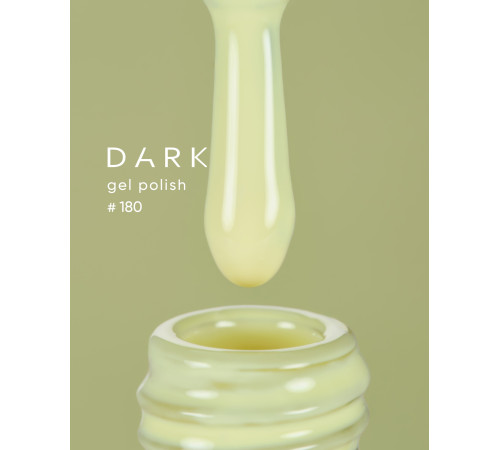 Гель-лак DARK №180, лимонний, 6 мл