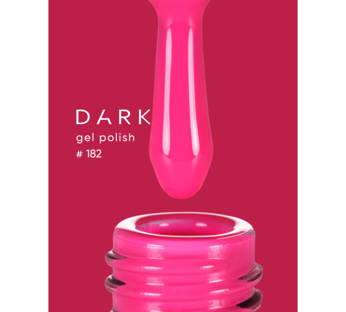 Гель-лак DARK №182, малиновий, 6 мл