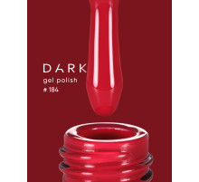 Gel polish DARK No. 184, red, 6 ml