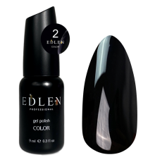 Гель-лак Edlen Color №002 черный, 9 мл