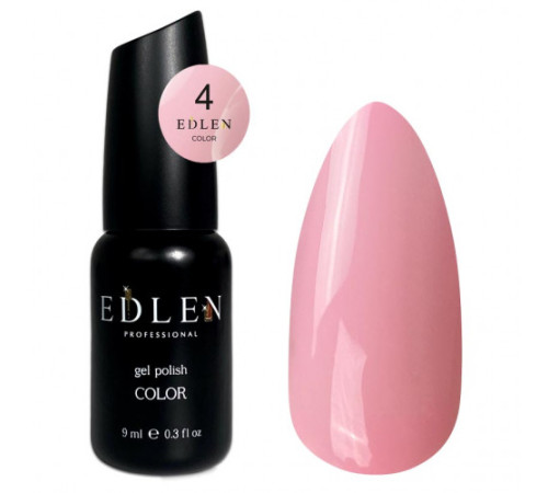 Гель-лак Edlen Color №004 рожевий нюд, 9 мл