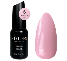 Гель-лак Edlen Color №006 рожевий, 9 мл