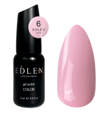 Гель-лак Edlen Color №006 розовый, 9 мл