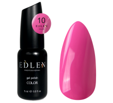 Гель-лак Edlen Color №010 малиновий, 9 мл