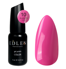 Гель-лак Edlen Color №010 малиновый, 9 мл
