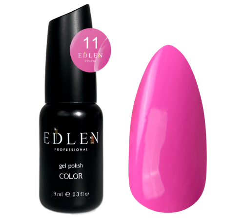 Гель-лак Edlen Color №011 рожевий Барбі, 9 мл
