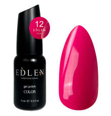 Гель-лак Edlen Color №012 ягодный розовый, 9 мл