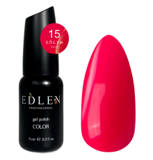 Гель-лак Edlen Color №015 малиново-розовый, 9 мл