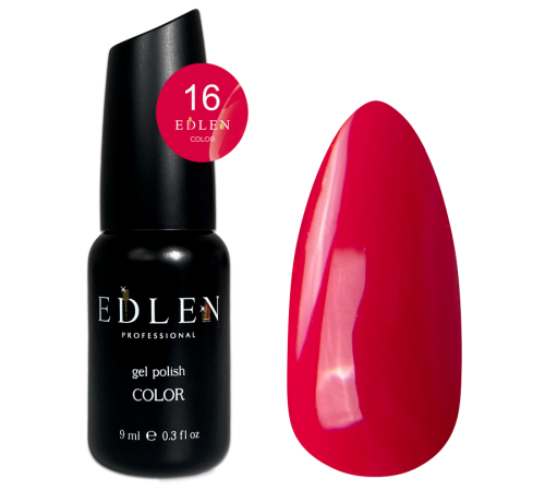 Гель-лак Edlen Color №016 ягідний, 9 мл