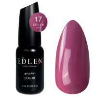 Gel polish Edlen Color No. 017 lilac-violet, 9 ml