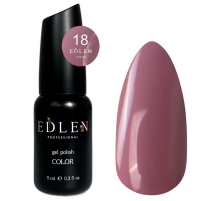 Гель-лак Edlen Color №018 пастельний бузково-фіолетовий, 9 мл