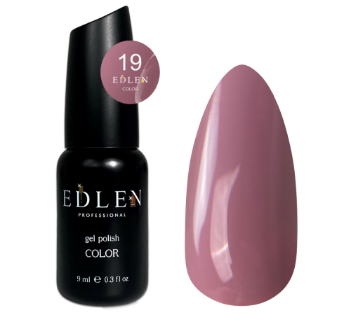 Гель-лак Edlen Color №019 светлый лилово-фиолетовый, 9 мл