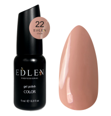 Гель-лак Edlen Color №022 персиковий, 9 мл